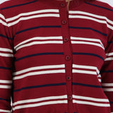 Cardigan ligero detalle rayas