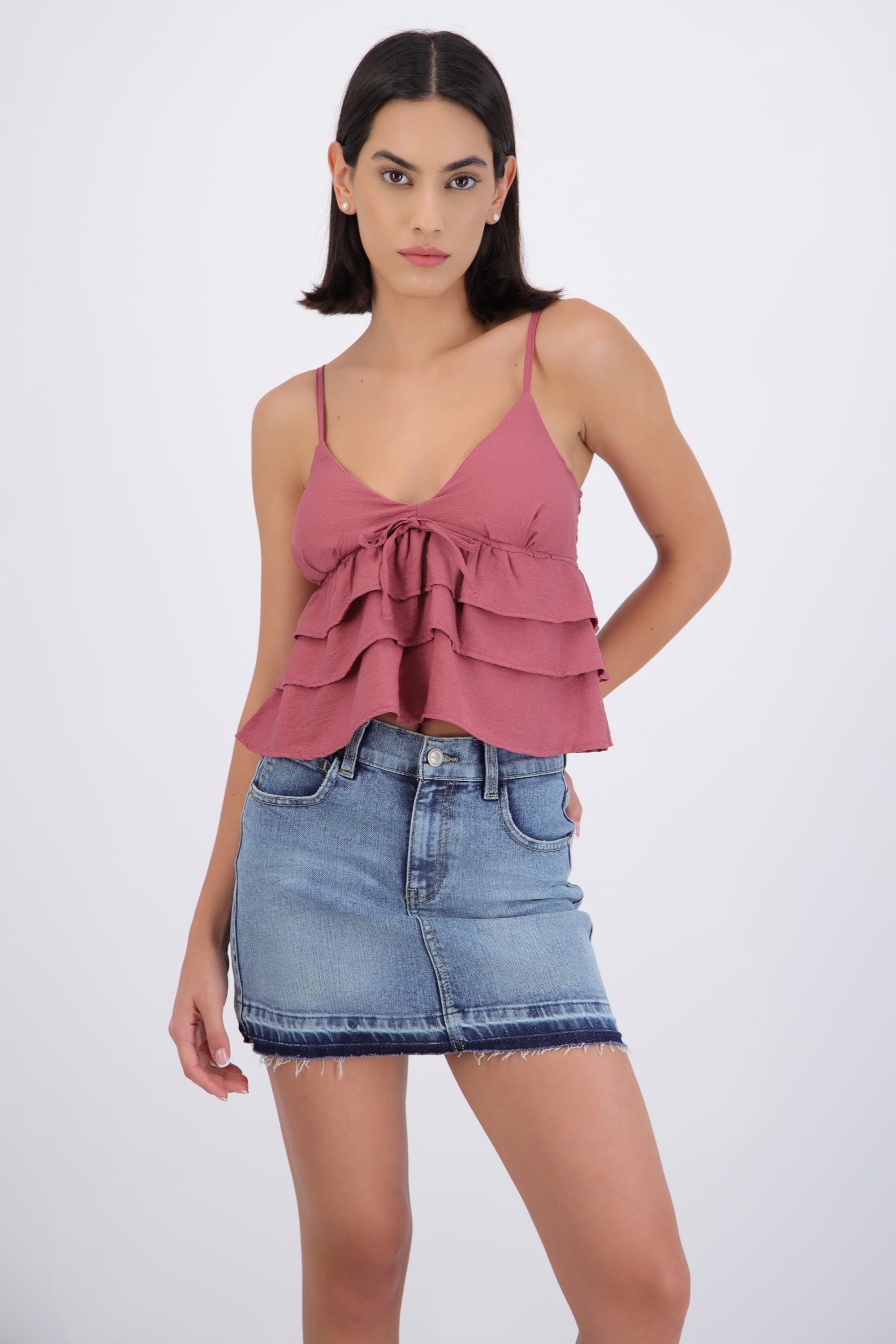 Top tirantes con olanes