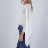Bodysuit liso con capa