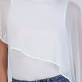Bodysuit liso con capa
