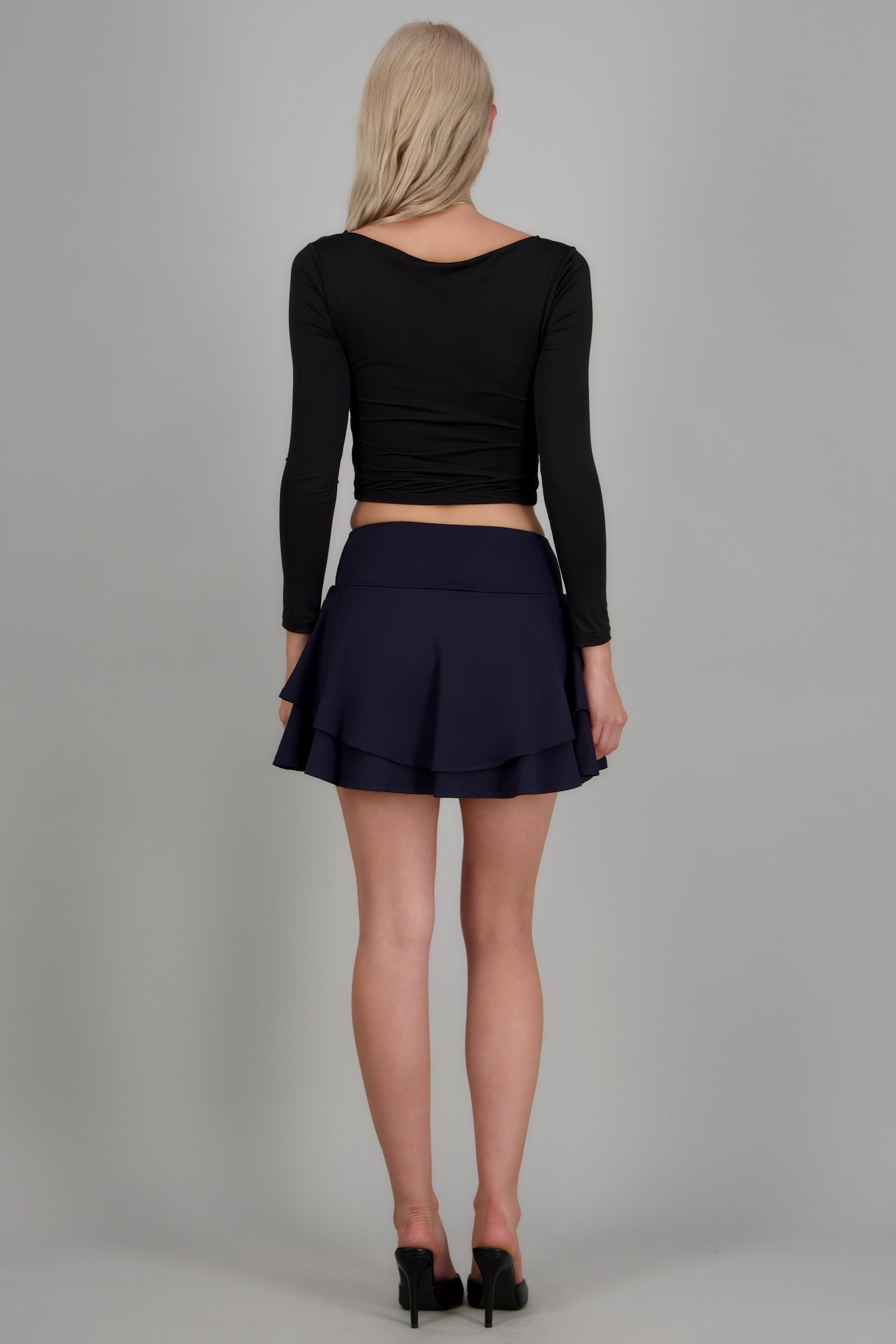 Falda mini olanes asimetricos MARINO