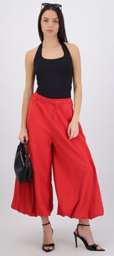 Pantalones globo detalle pretina ajustable