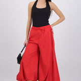 Pantalones globo detalle pretina ajustable