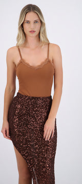 Bodysuit tirantes detalle encaje