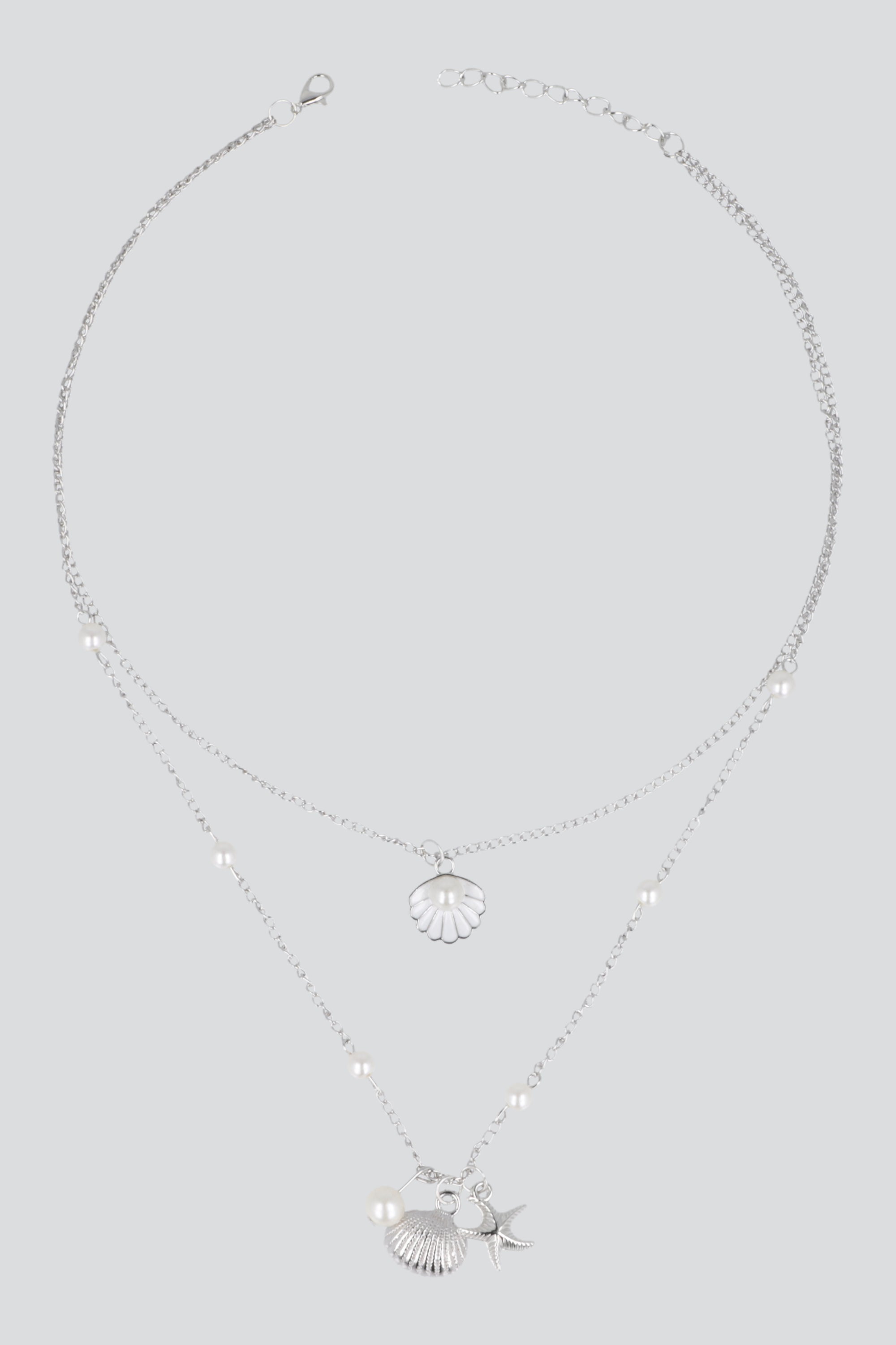 COLLAR 2C CONCHITA PERLA PLATA