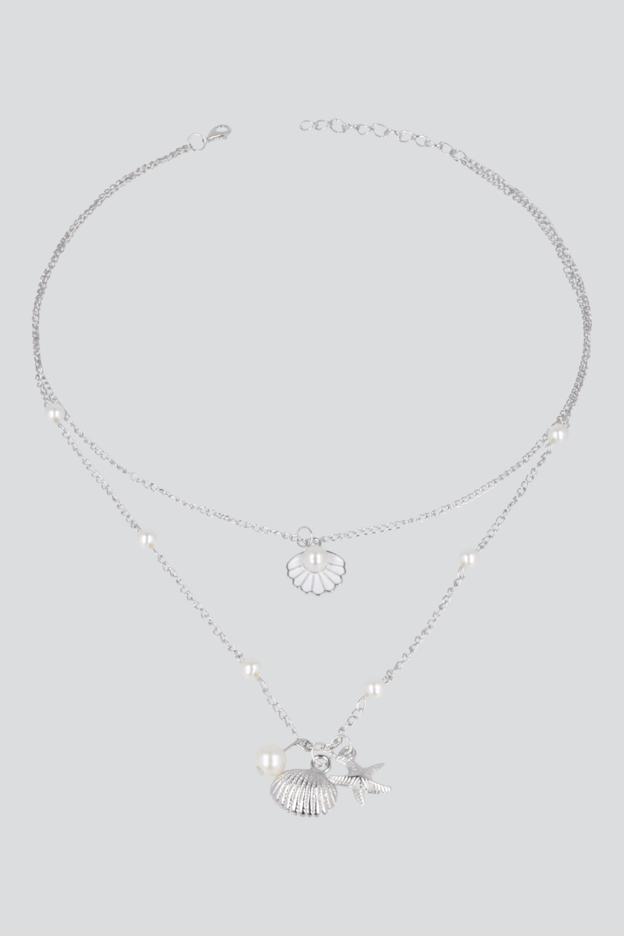 COLLAR 2C CONCHITA PERLA PLATA
