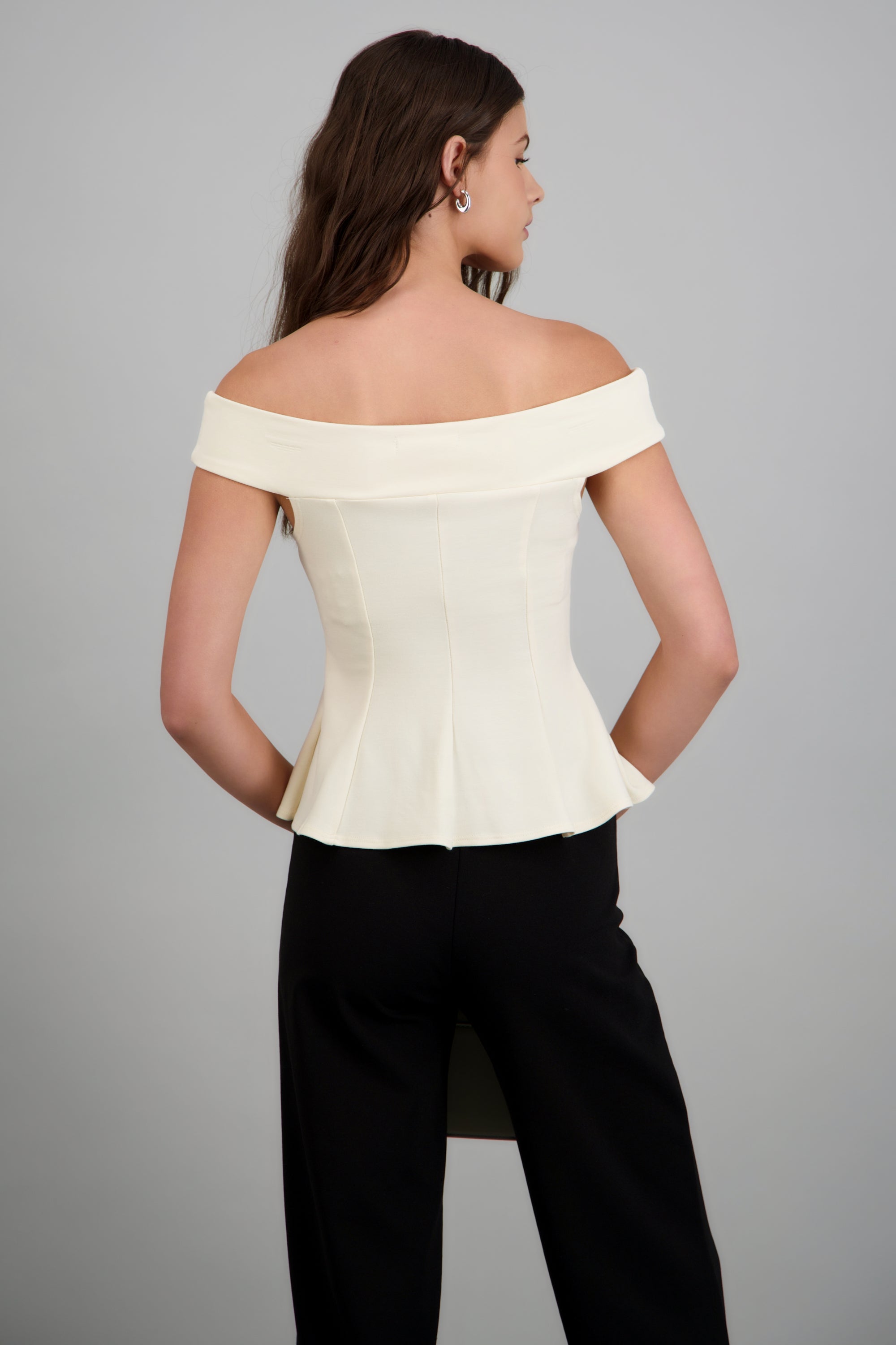 Top off shoulder peplum ARENA