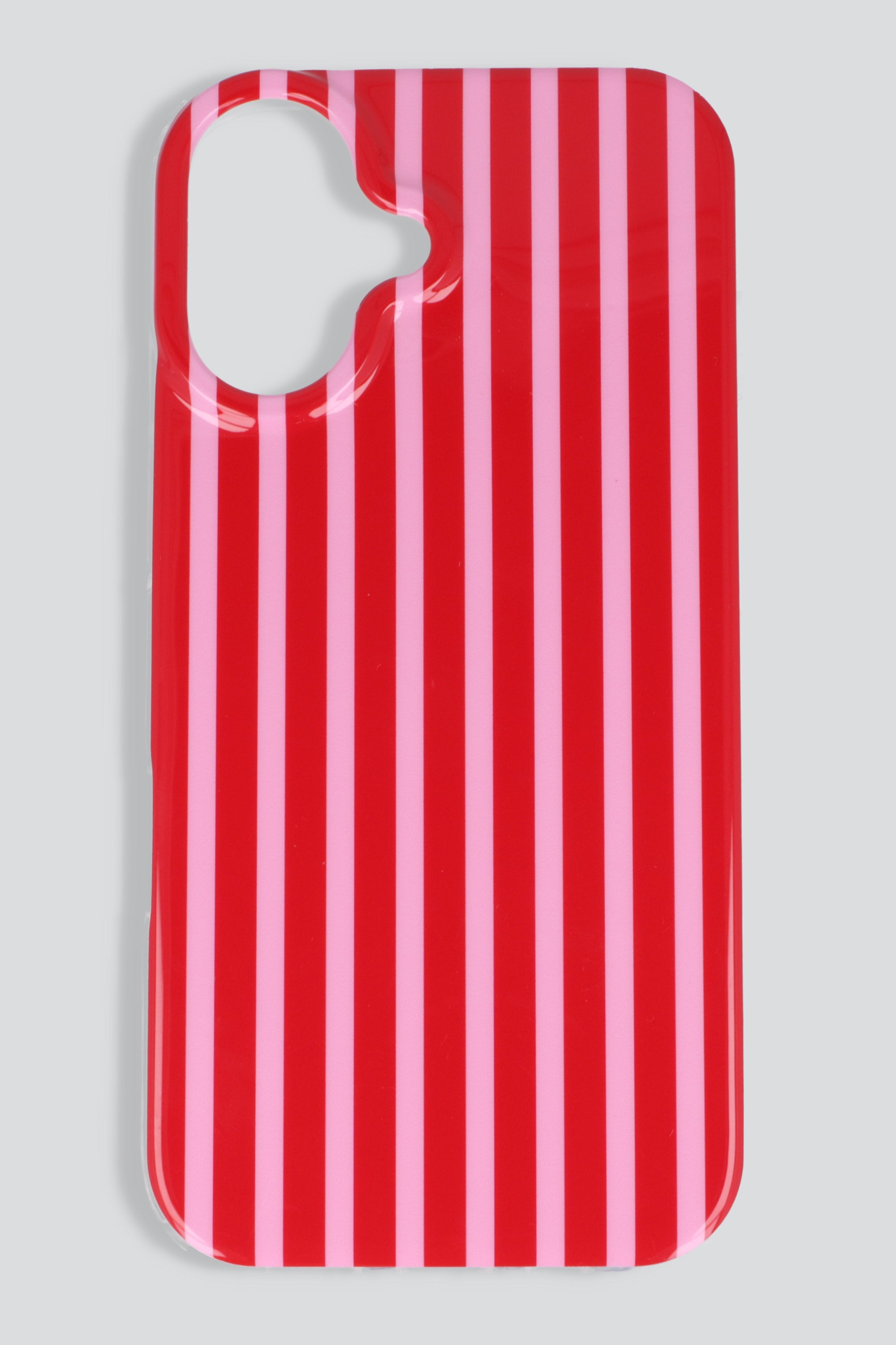 Funda iph 17 rayas simples ROSA