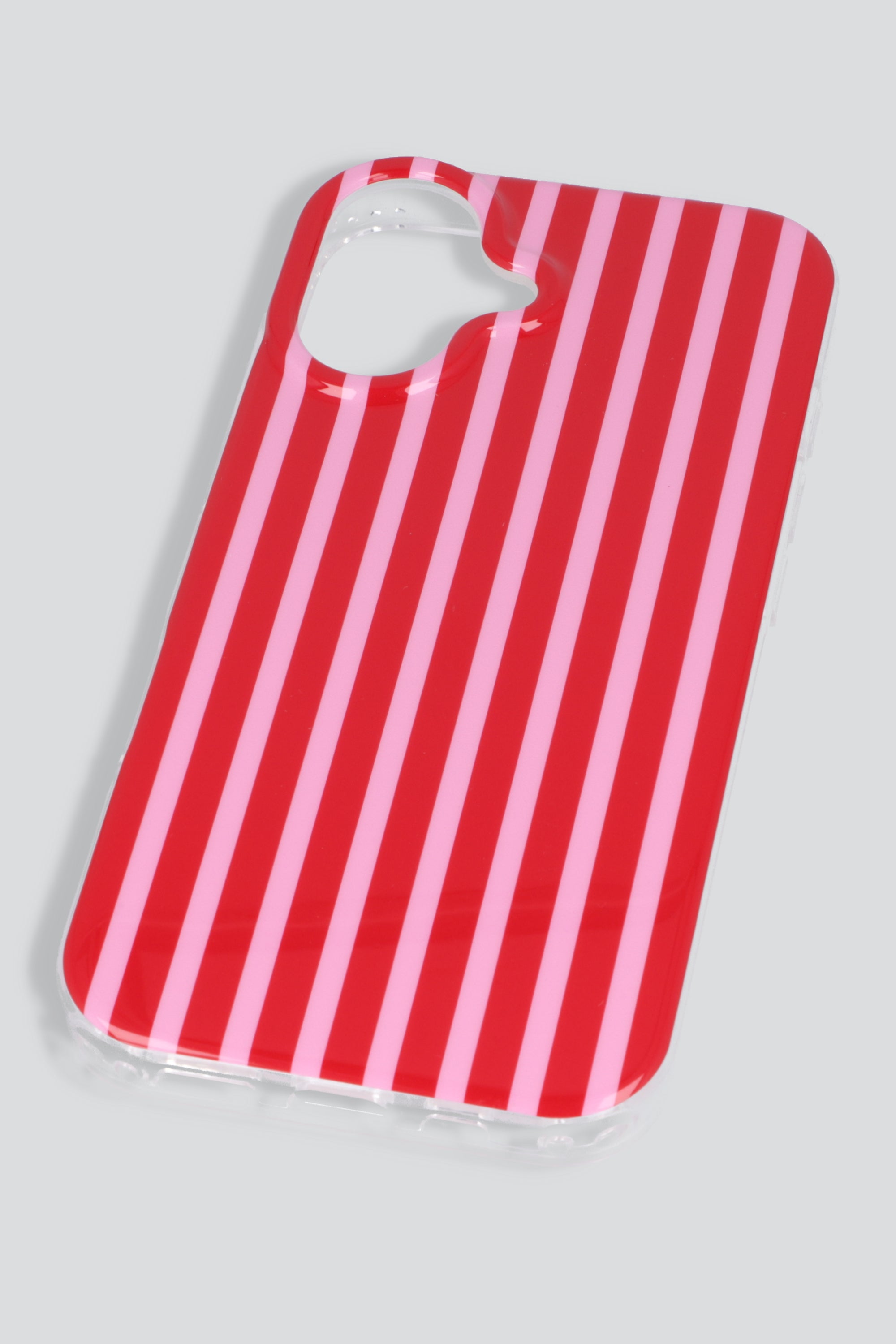 Funda iph 17 rayas simples ROSA
