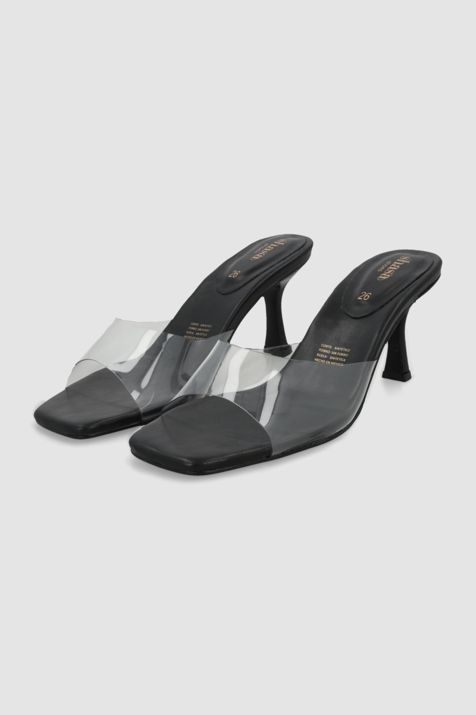 Tacon kitten mula transparente NEGRO