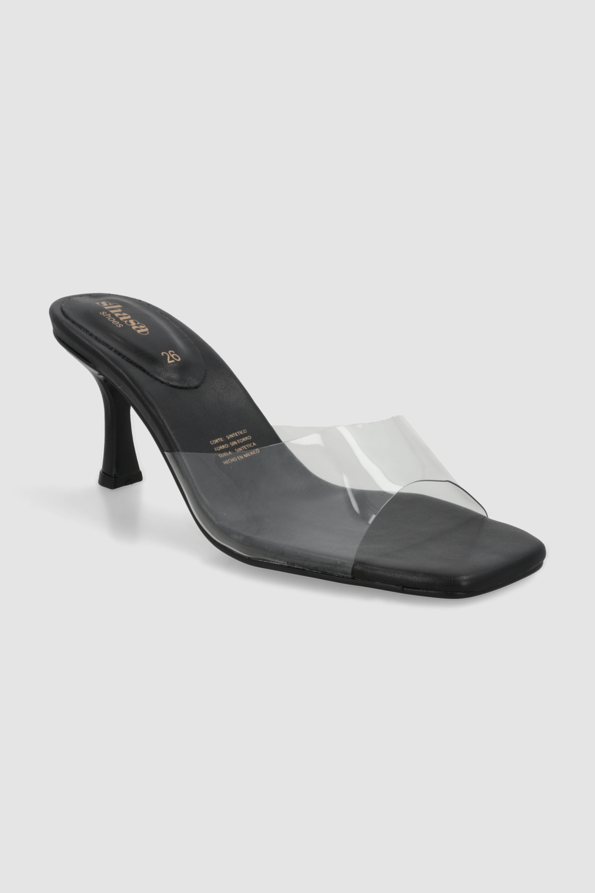 Tacon kitten mula transparente NEGRO