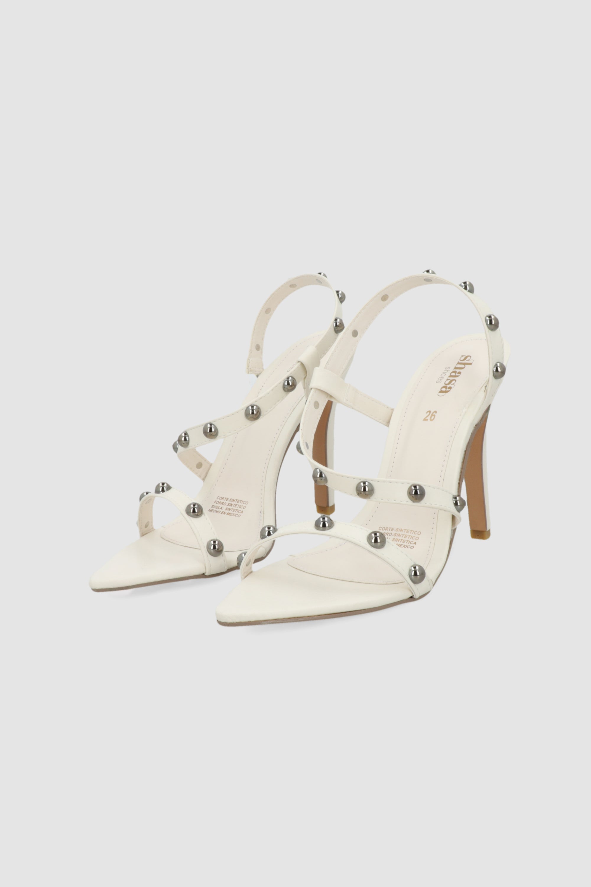 Tacon puntal tira con studs HUESO