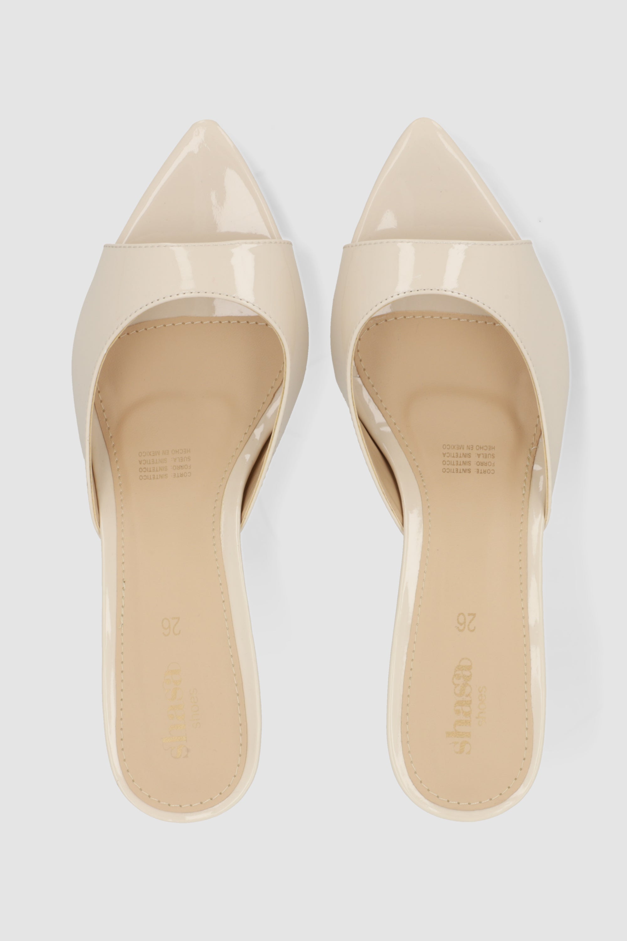 Tacon puntal kitten pep toe HUESO