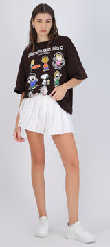 Playera over snoopy amigos
