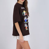 Playera over snoopy amigos