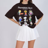 Playera over snoopy amigos