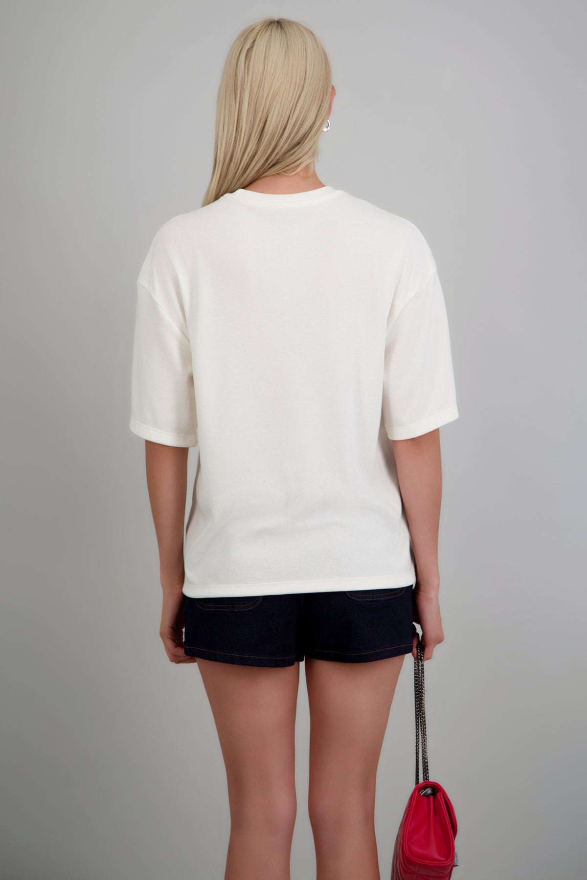 Playera over ositos cariñositos BLANCO