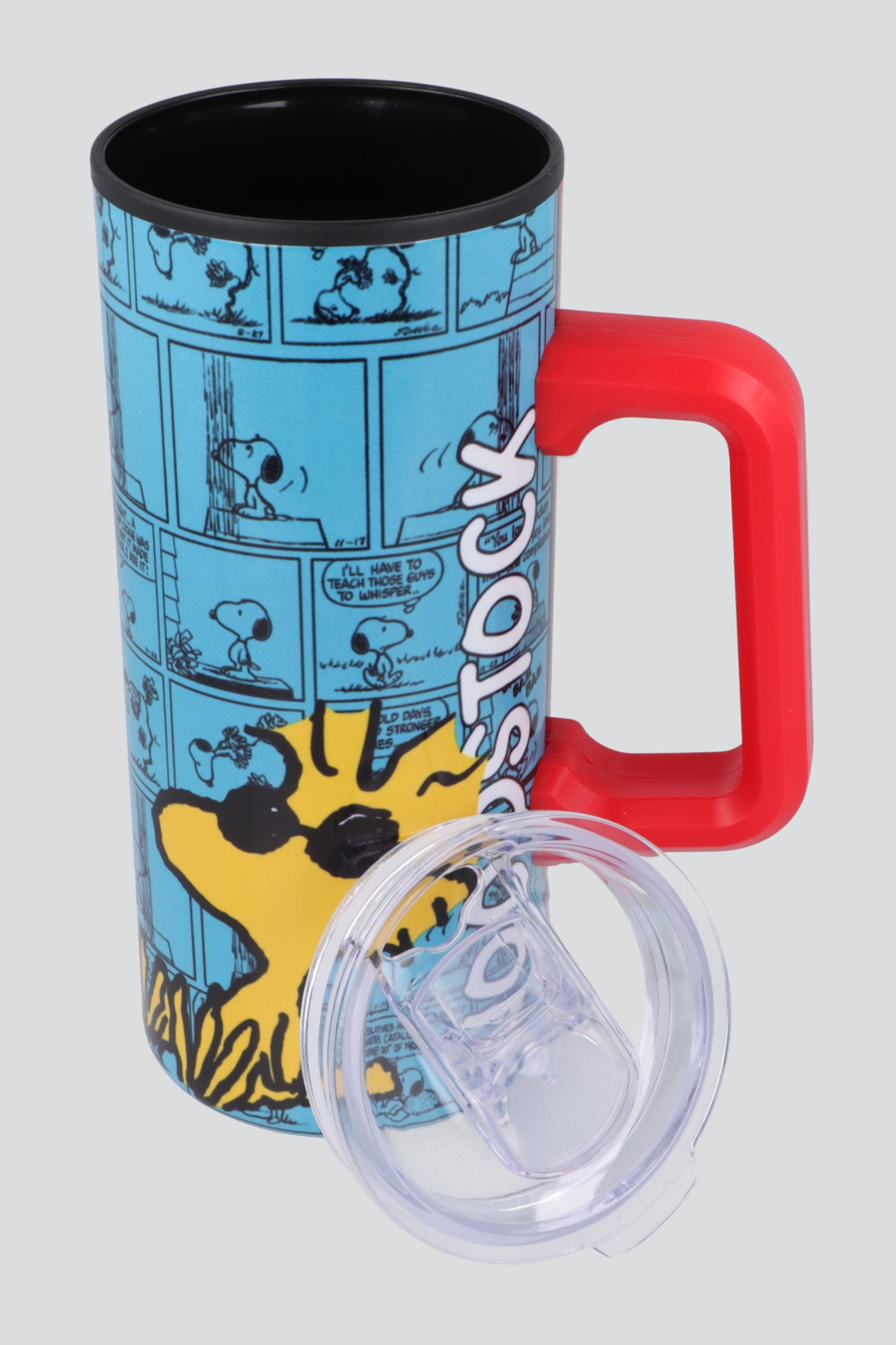 Termo doble pared Snoopy 500ml con asa ROJO COMBO