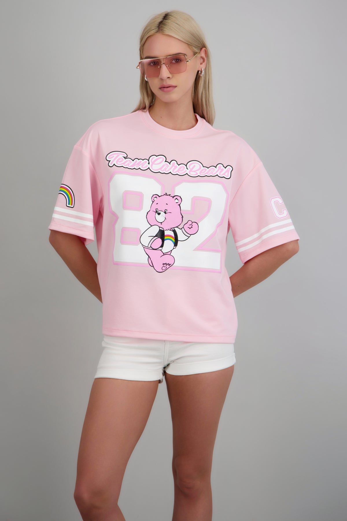 Playera deportiva ositos cariñositos 82 ROSA