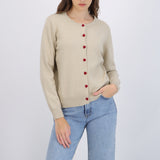 Cardigan botones de corazón