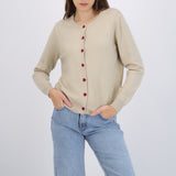 Cardigan botones de corazón
