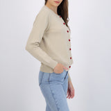 Cardigan botones de corazón