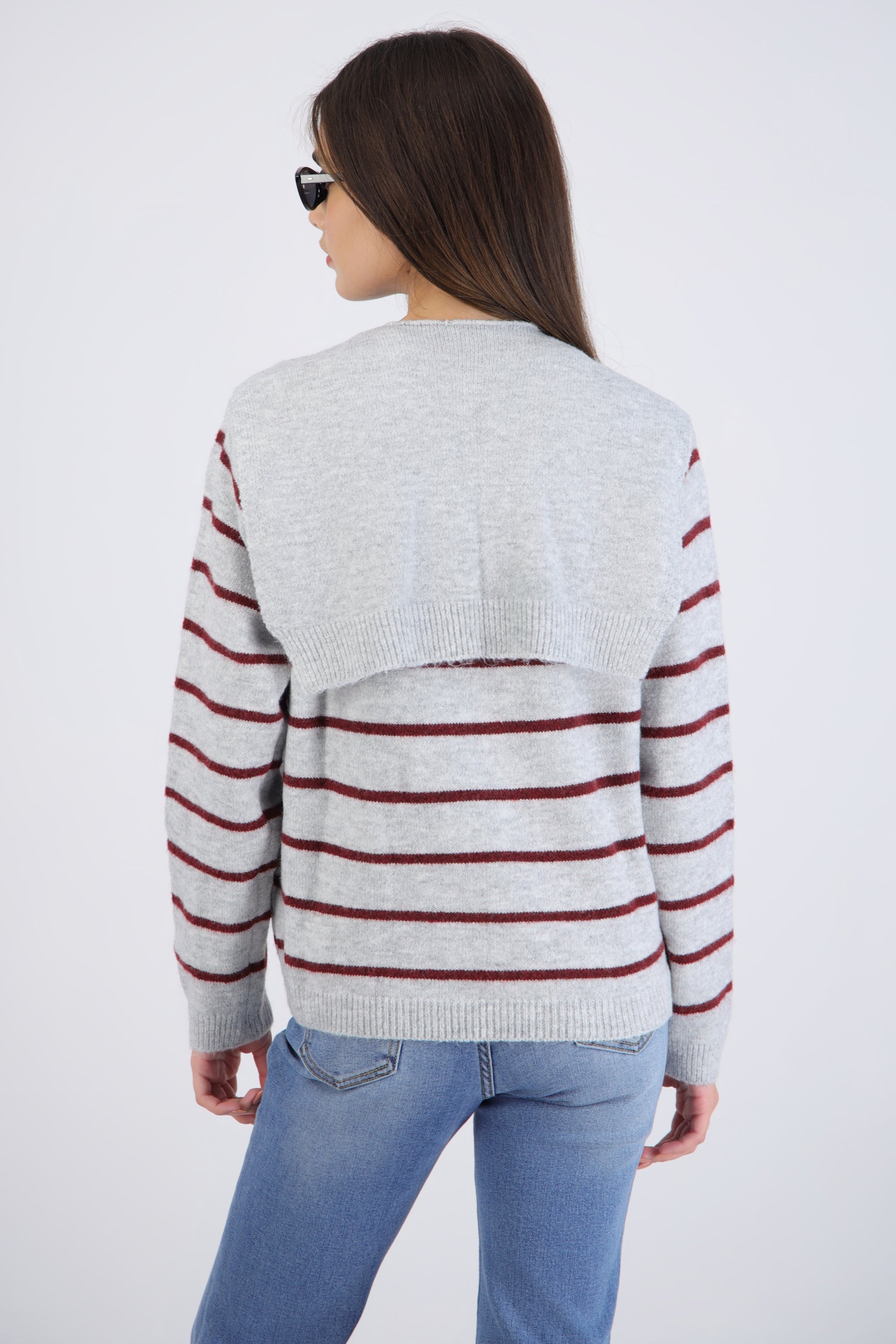 Sueter con pañoleta amarre espalda