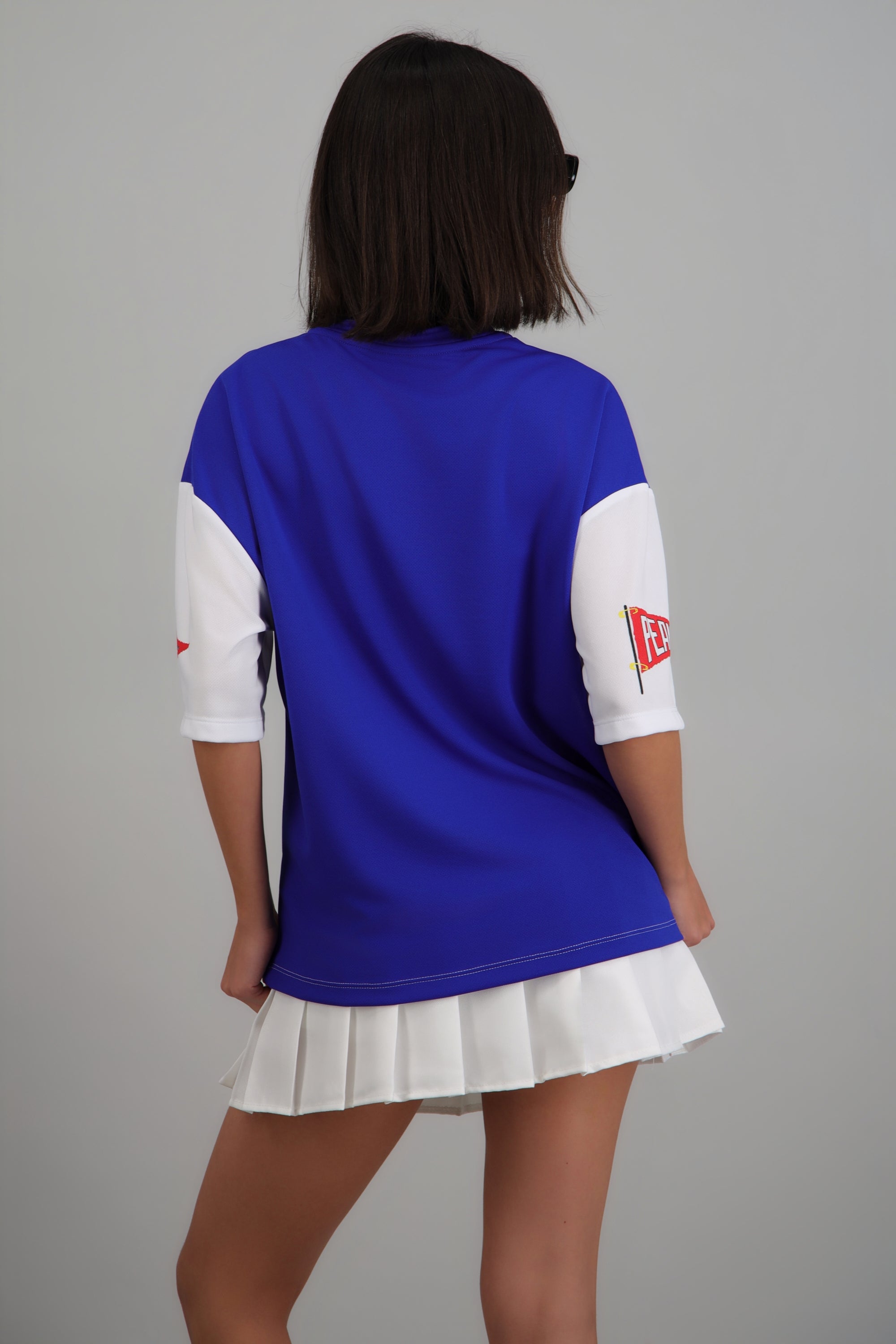 Playera deportiva Snoopy Contraste AZUL COMBO