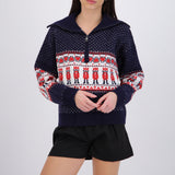 Suéter navidad cuello alto