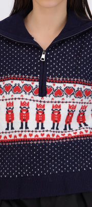 Suéter navidad cuello alto