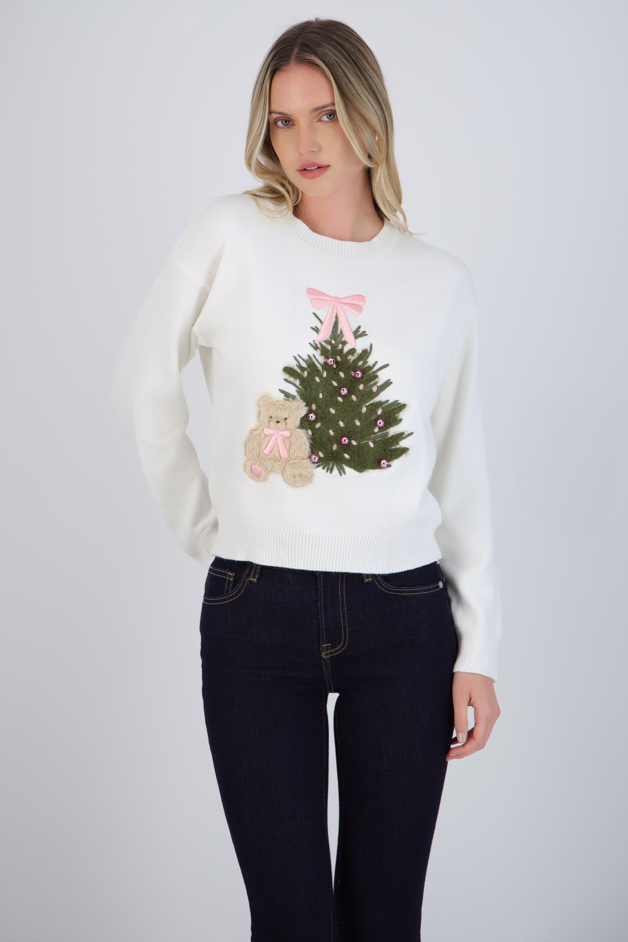 Suéter navidad osito