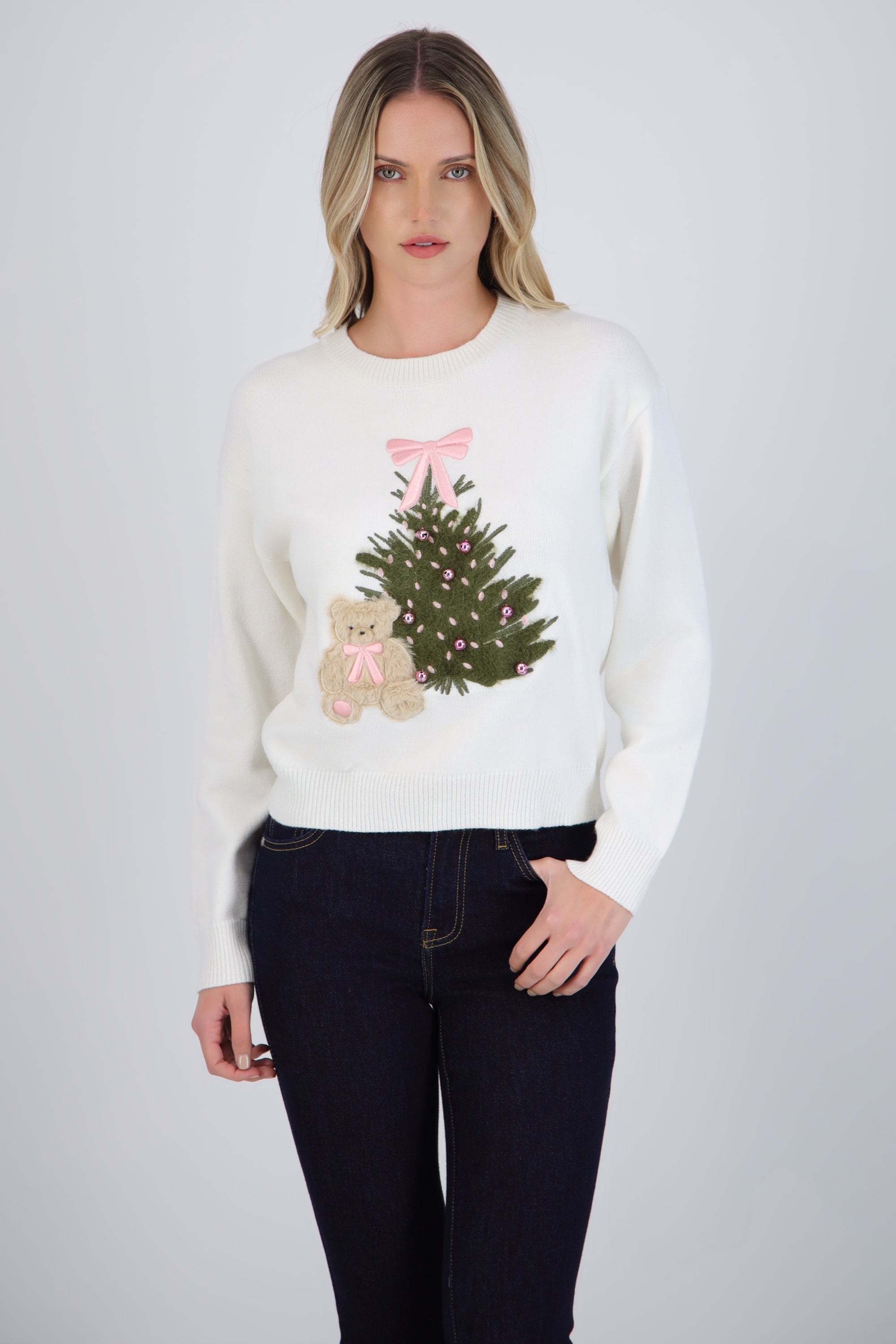 Suéter navidad osito