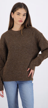 Sueter con lurex mezcla con lana