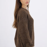 Sueter con lurex mezcla con lana