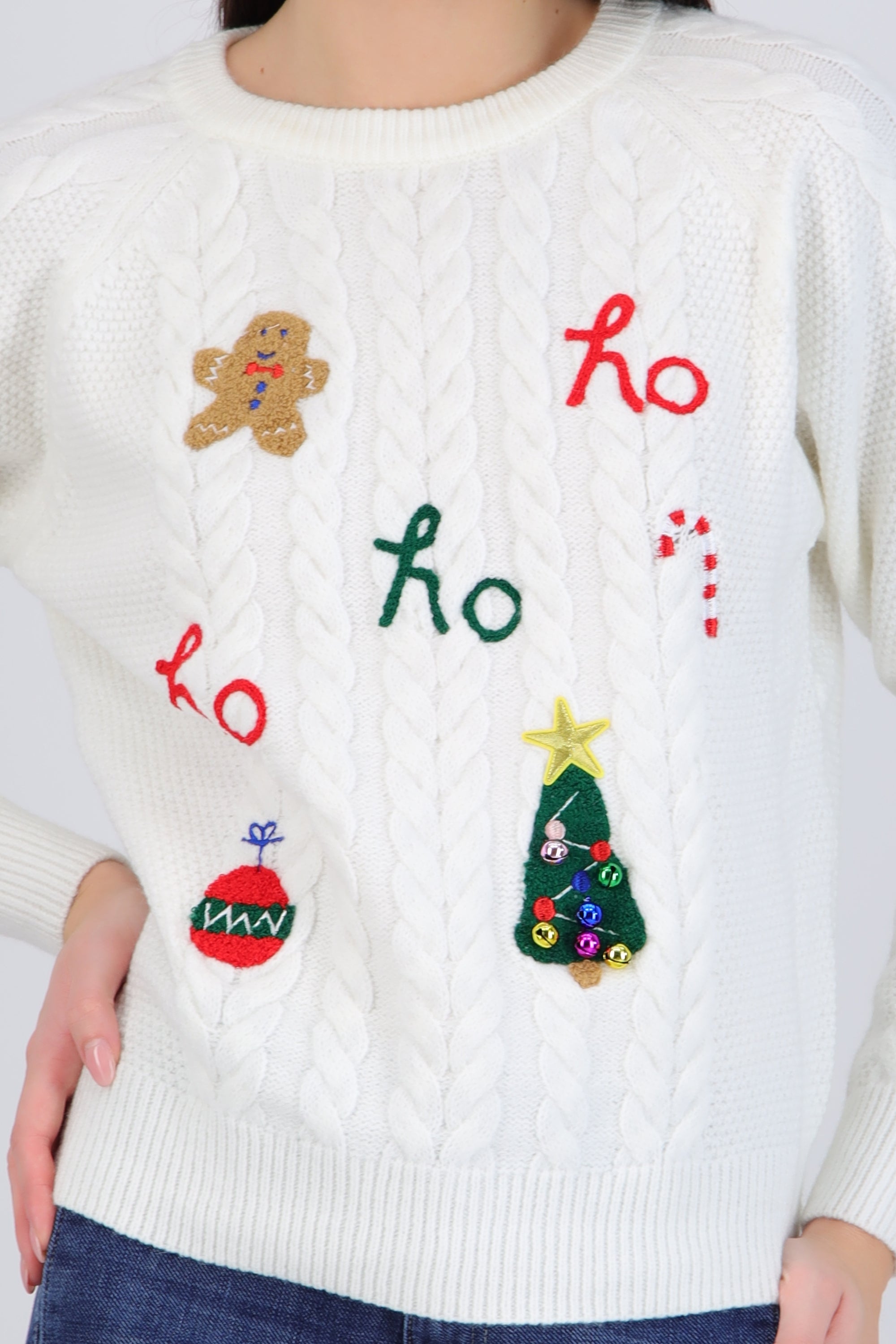 Suéter navidad con bordados