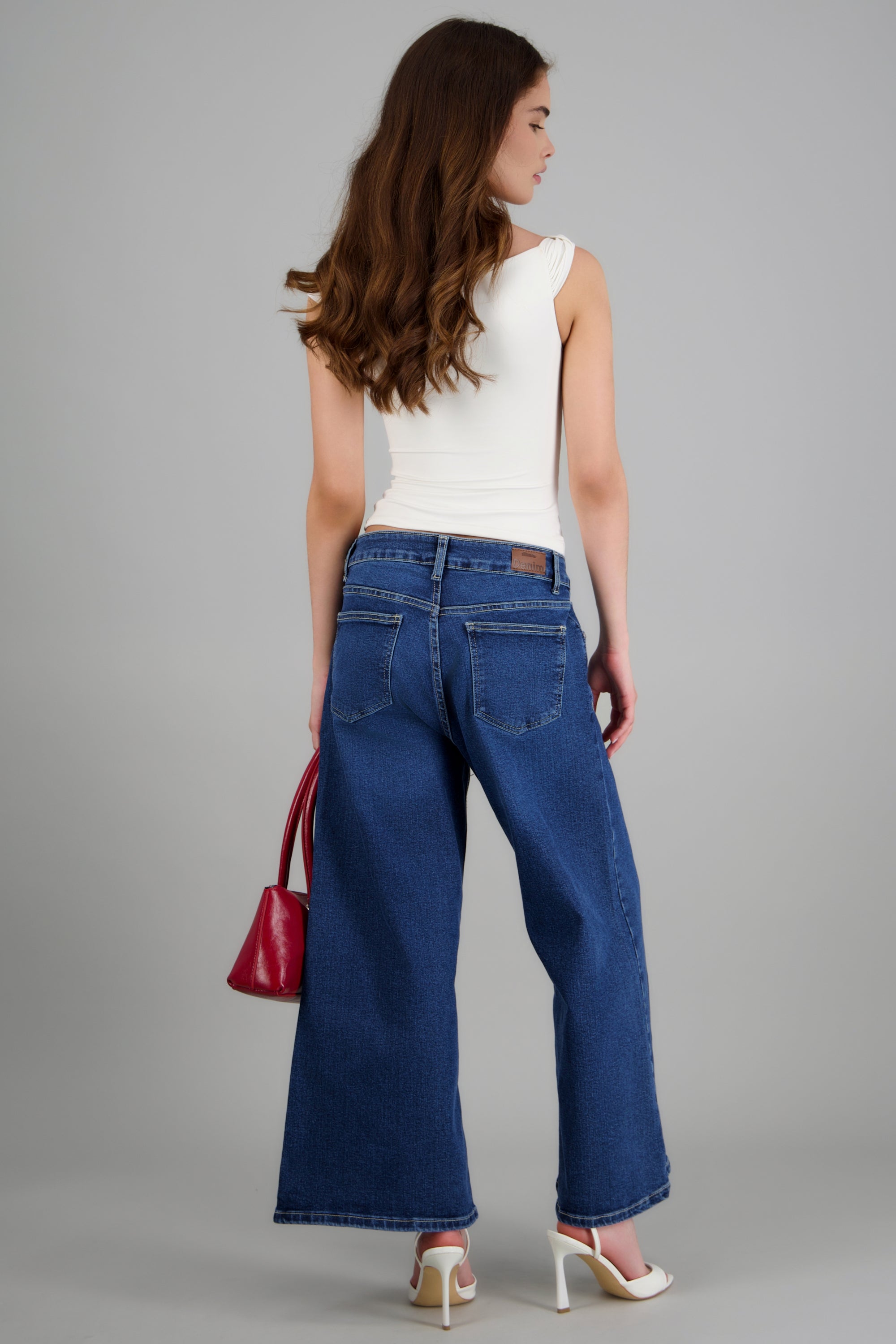 Jeans cropped stretch MEDIUM WASH