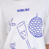 Playera over mamma mia dibujos