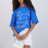 Playera mamma mia letra