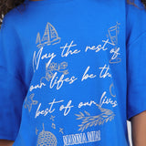 Playera mamma mia letra