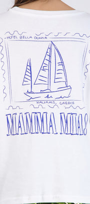 Playera over frente espalda mamma mia