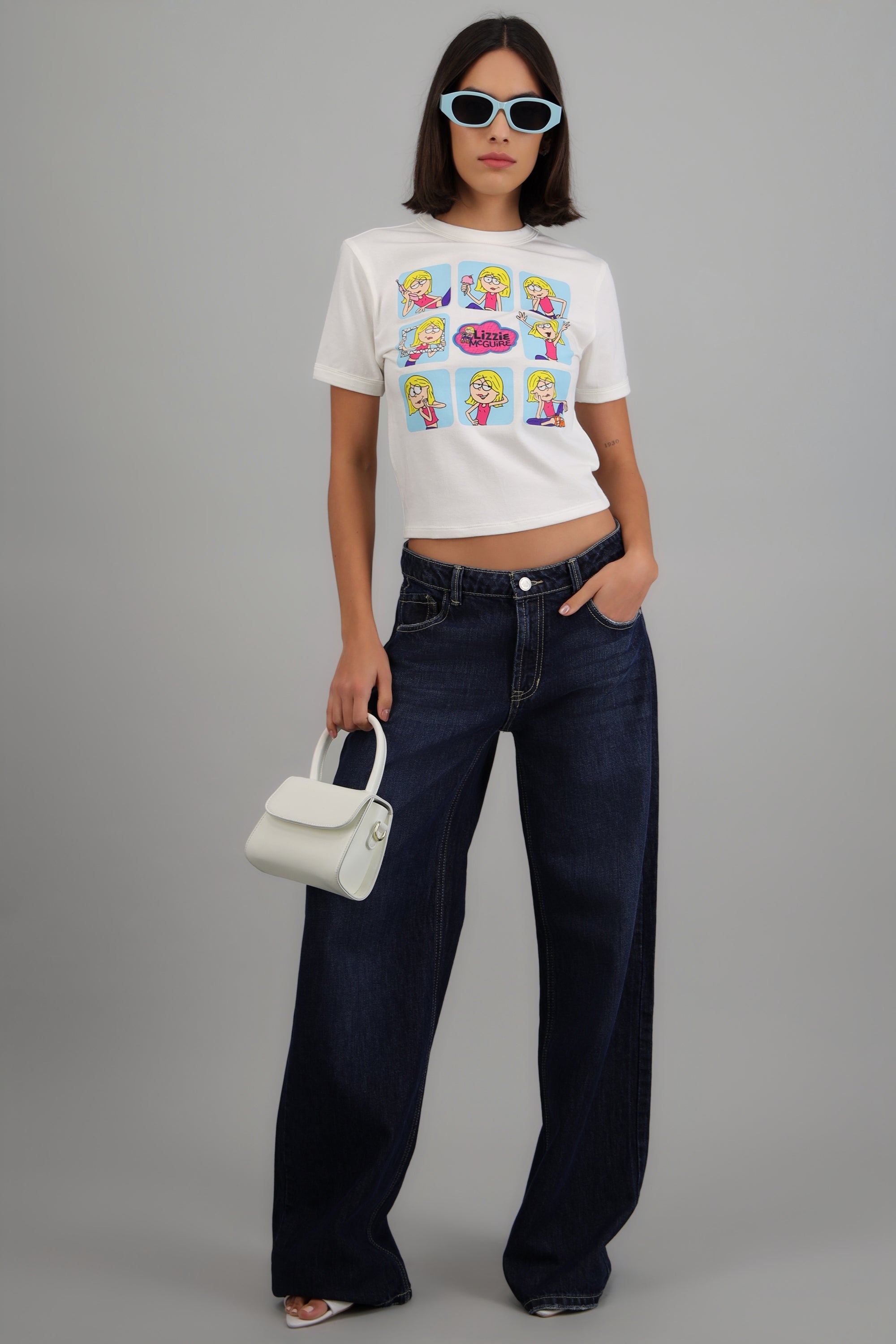 Crop Lizzie Mcguire BLANCO