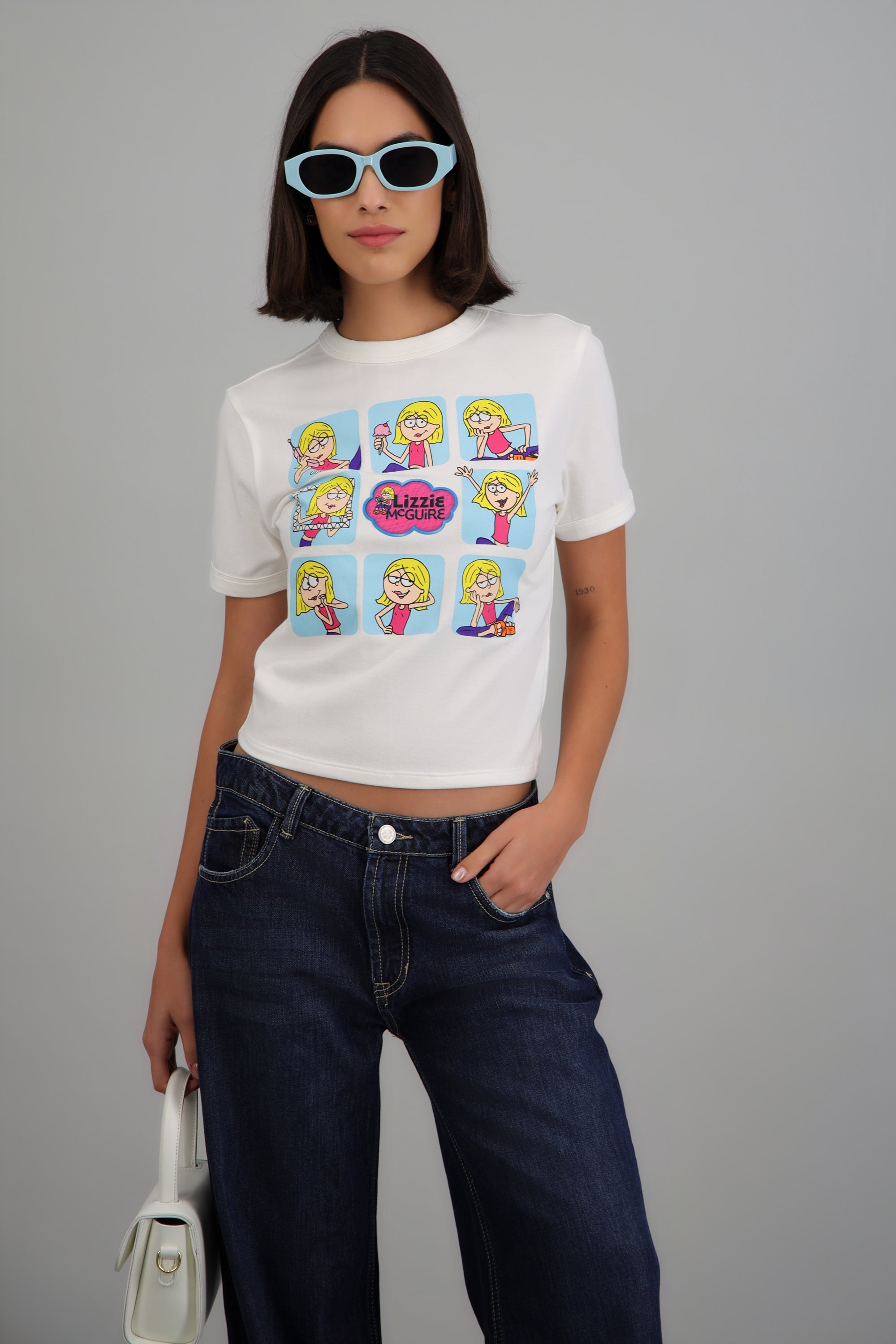 Crop Lizzie Mcguire BLANCO