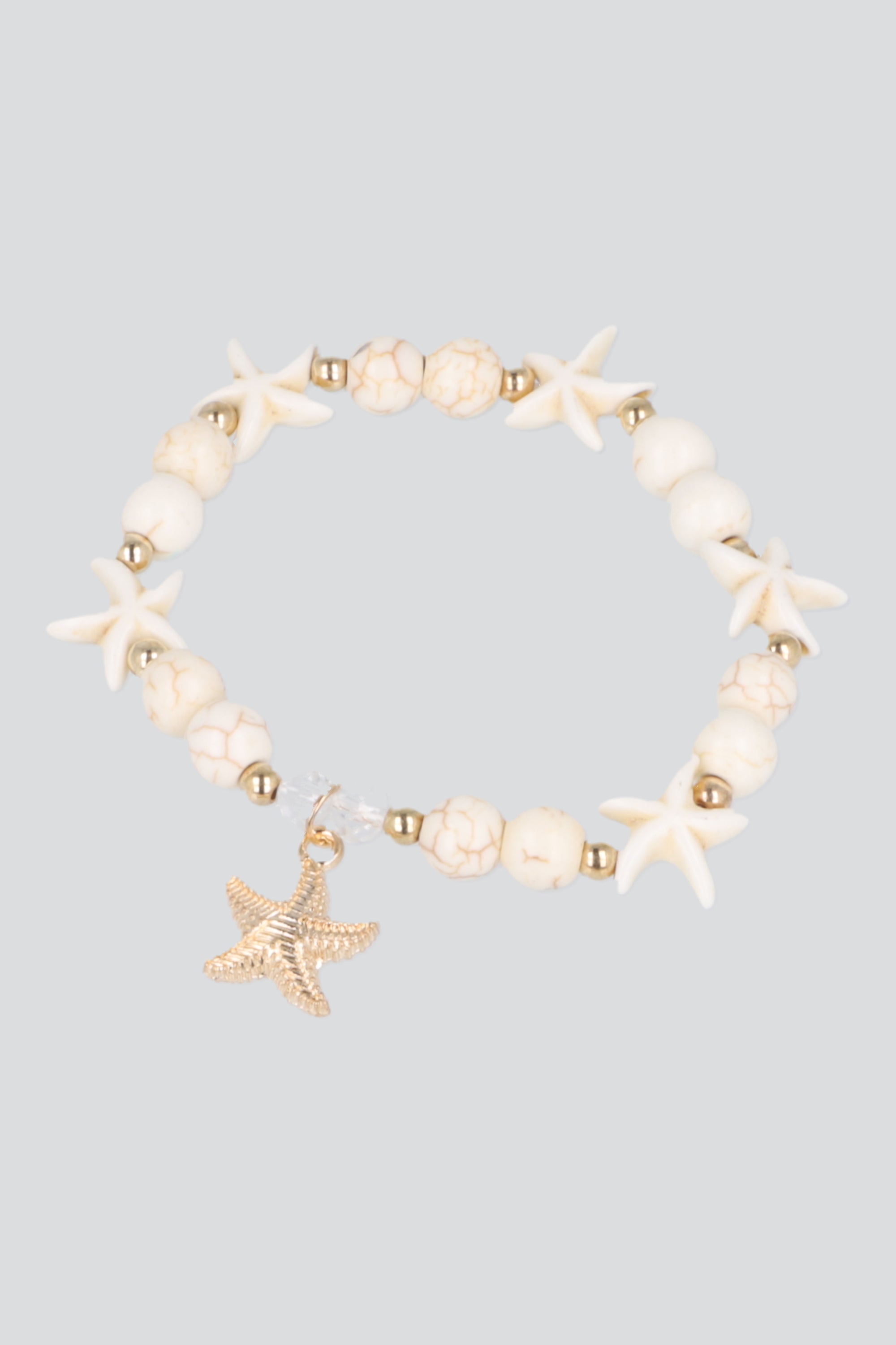 PULSERA BEADS ESTRELLA DE MAR ORO