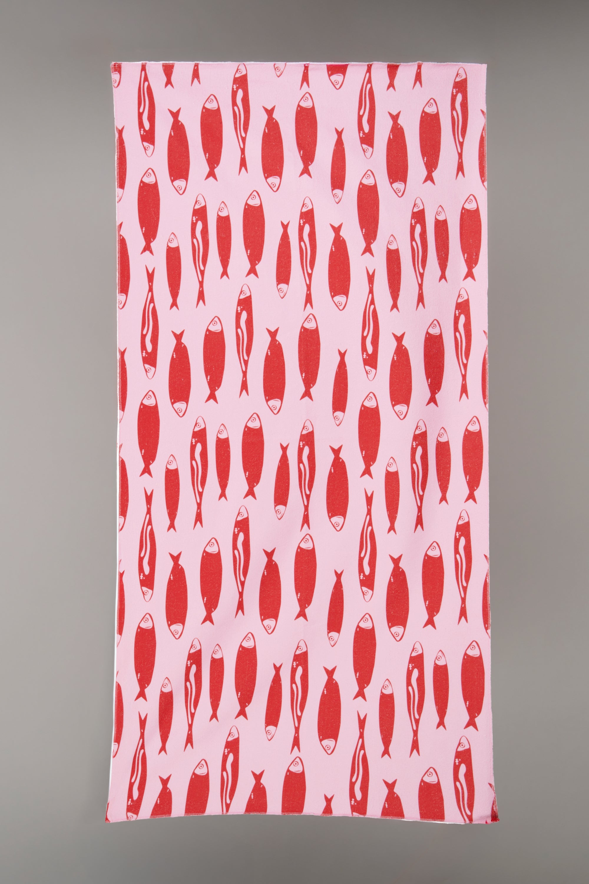 TOALLA PRINT PECES ROSA