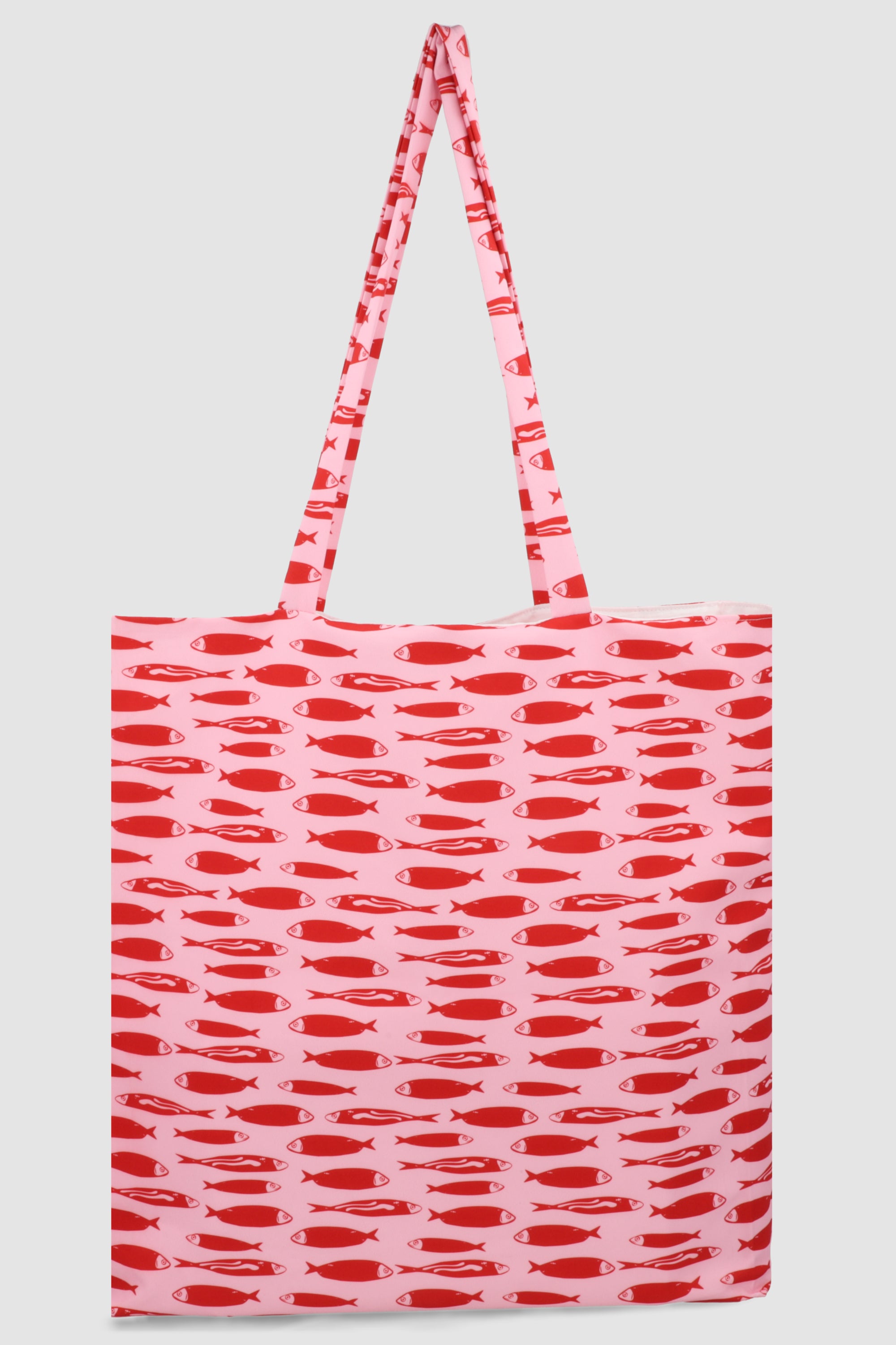 TOTE PRINT PECES ROSA
