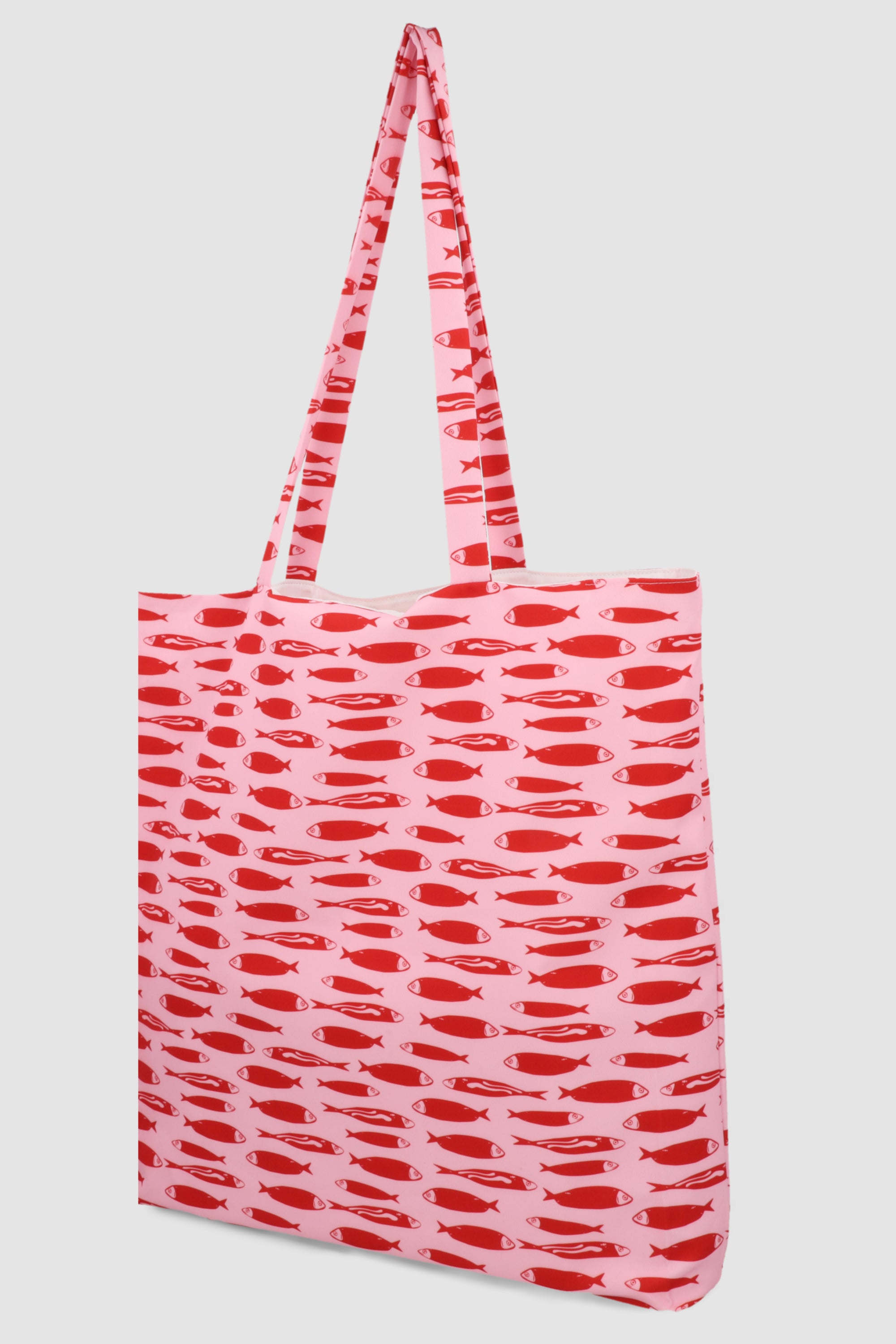 TOTE PRINT PECES ROSA