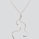 Collar cadena plana y