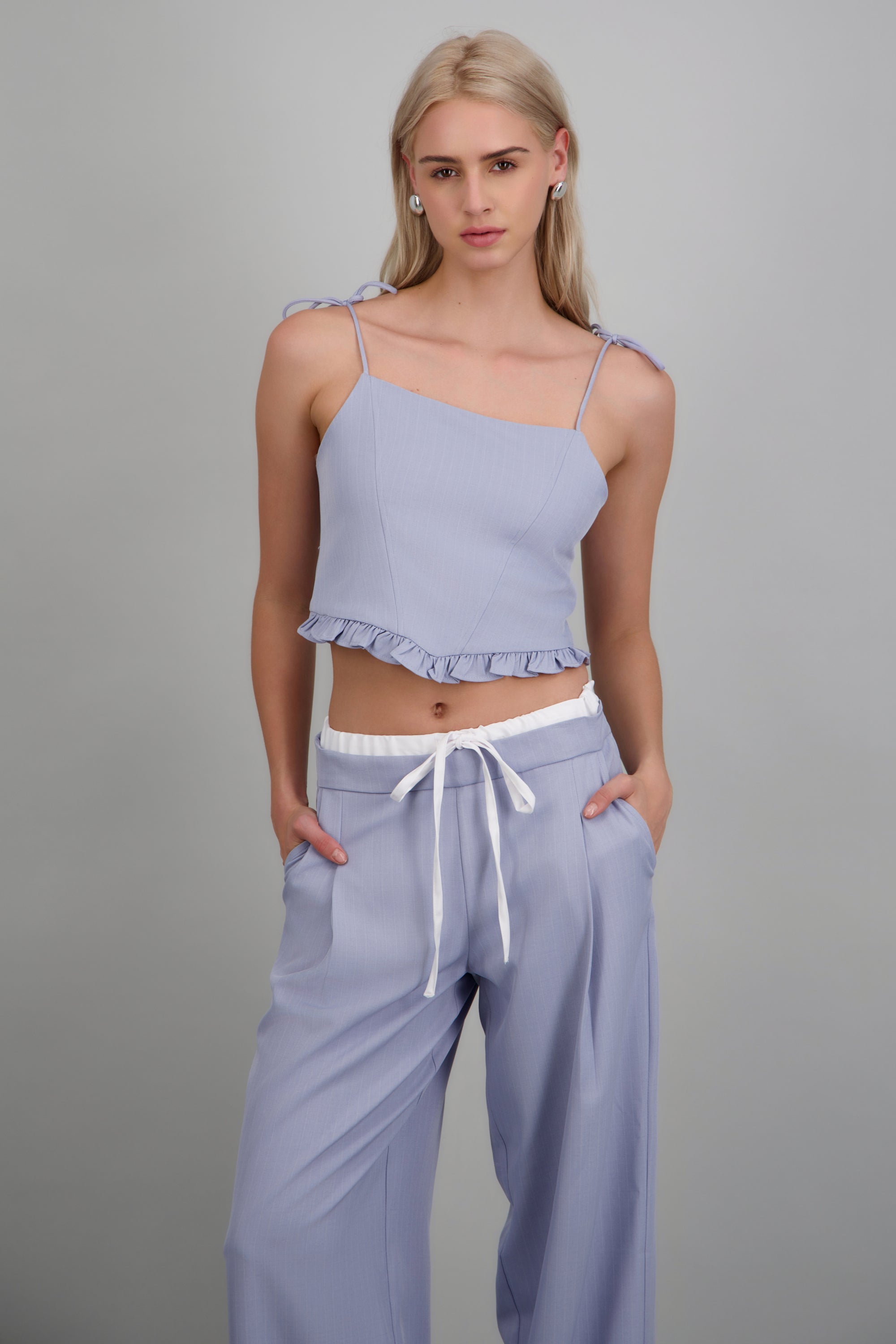 top corset entallado olanes LAVANDA