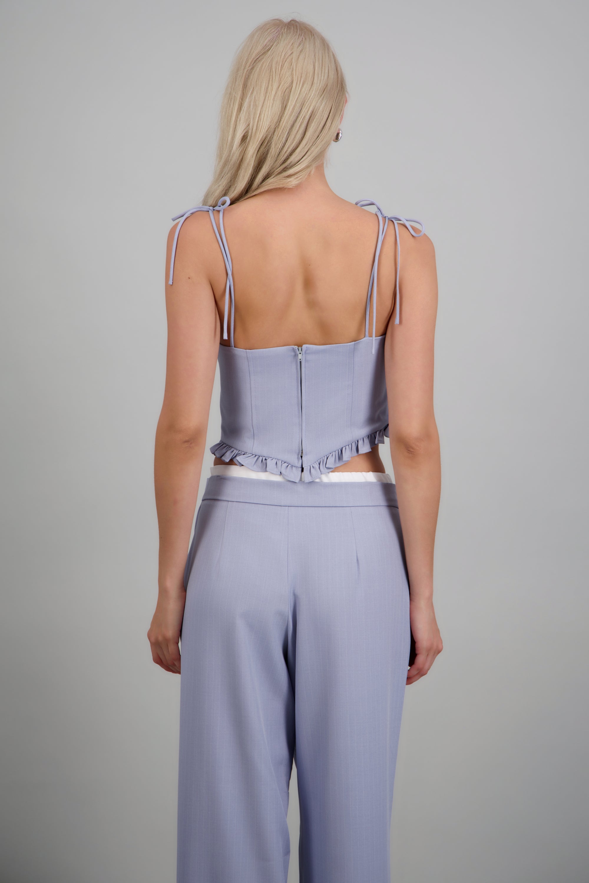 top corset entallado olanes LAVANDA