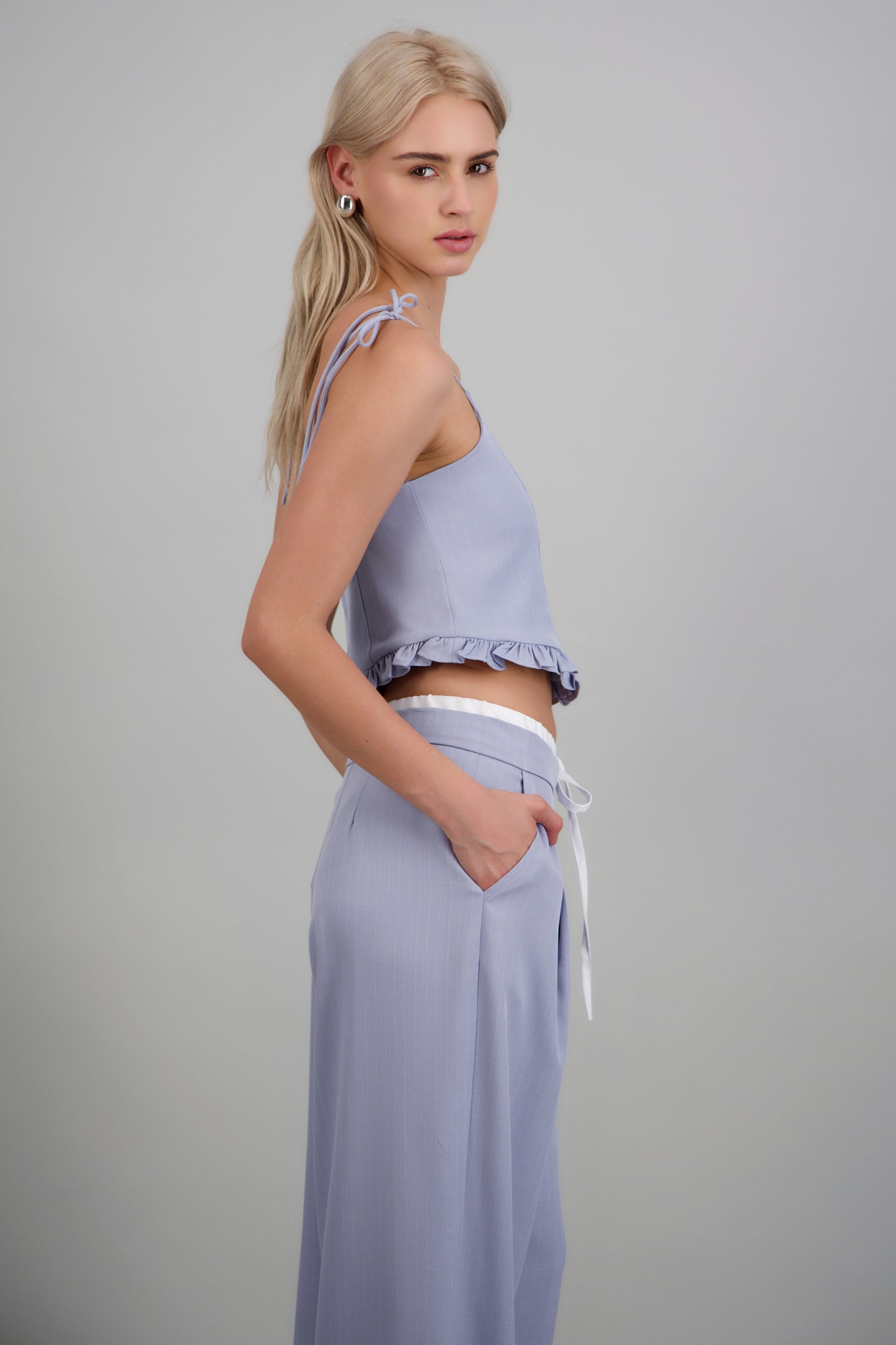 top corset entallado olanes LAVANDA